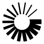 A black and white image of an abstract design.