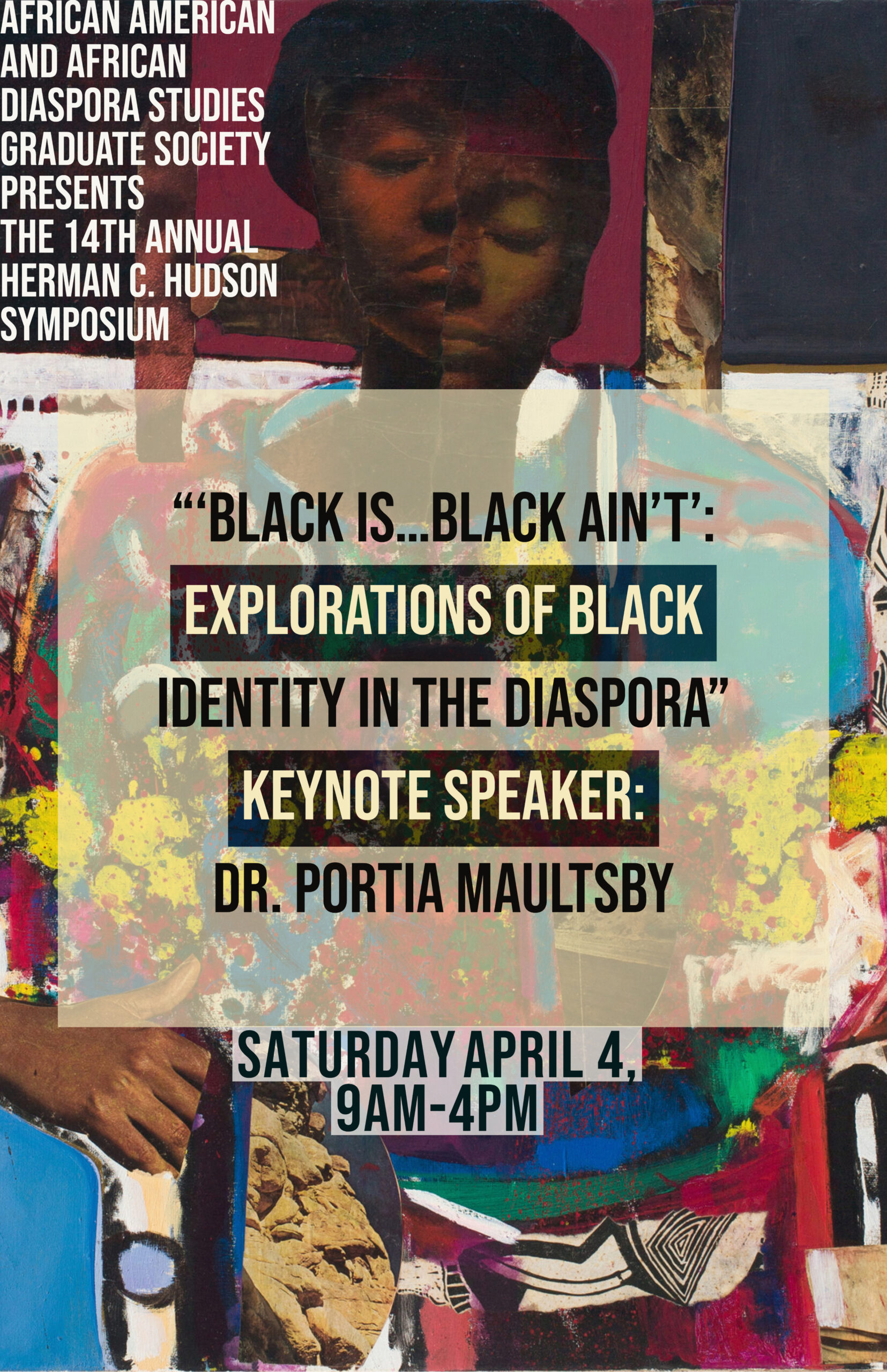 A collage of different papers with the words " black is... Black ain 't :" on it.