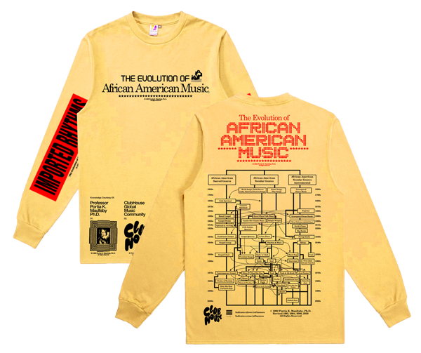 A long sleeve t-shirt with an image of the building.